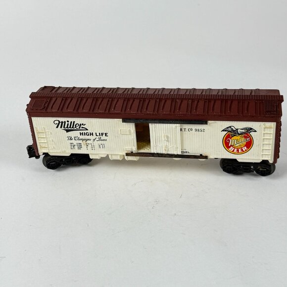 Lionel 1973 Miller High Life Train Boxcar URT CO 9852 Champagne Of Beers - Picture 4 of 9